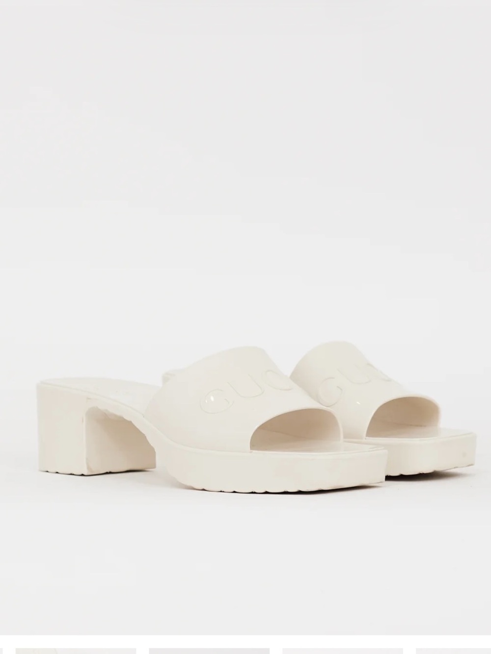 Gucci Rubber Block Heels